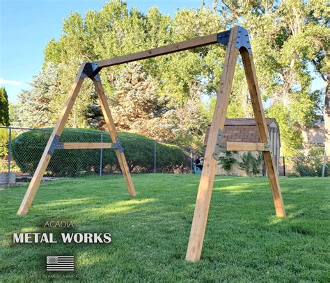 metal a frame bracket for swing|heavy duty swing set brackets.